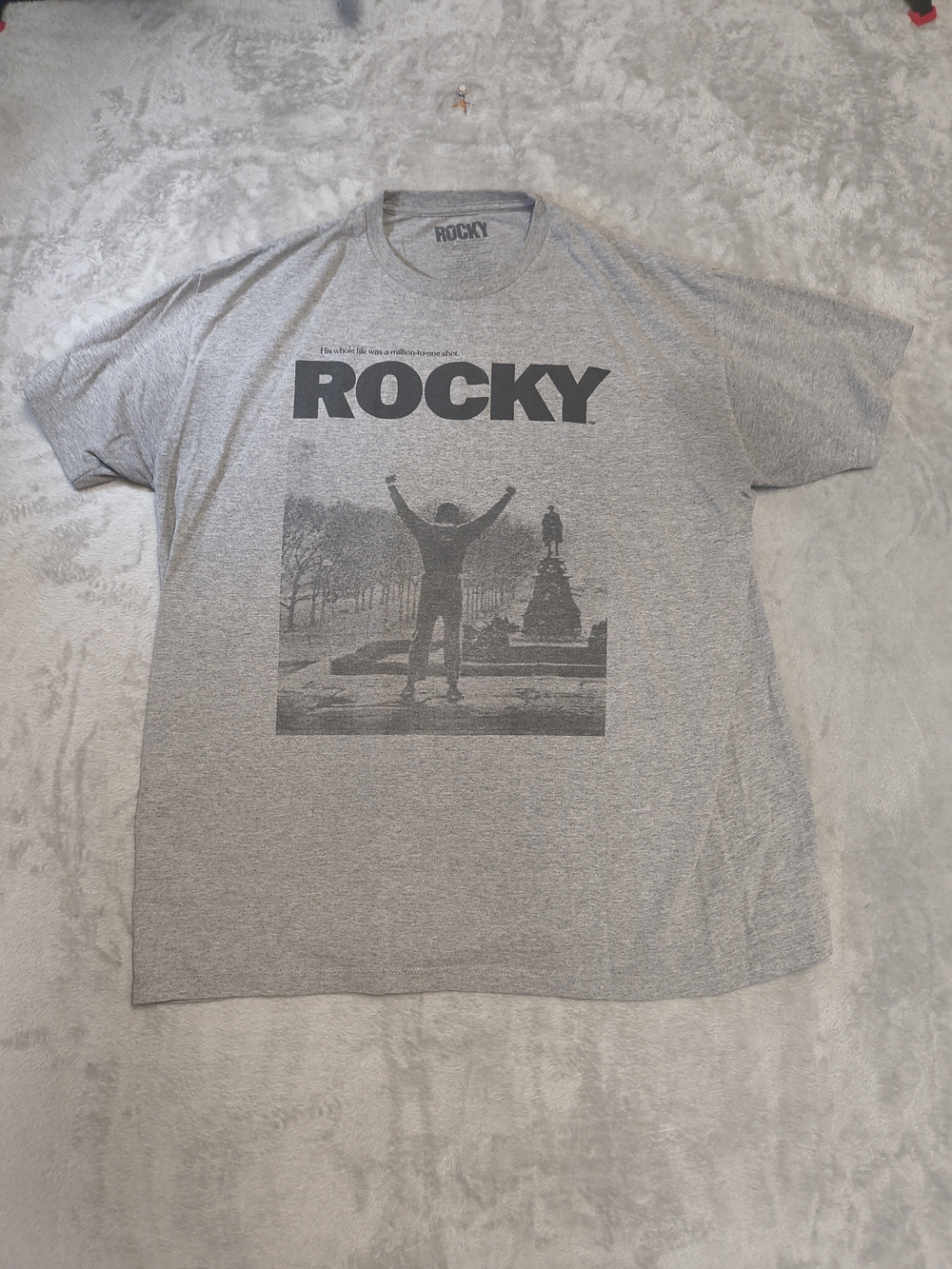 Rocky Men’s Gray Graphic Short Sleeve Tee